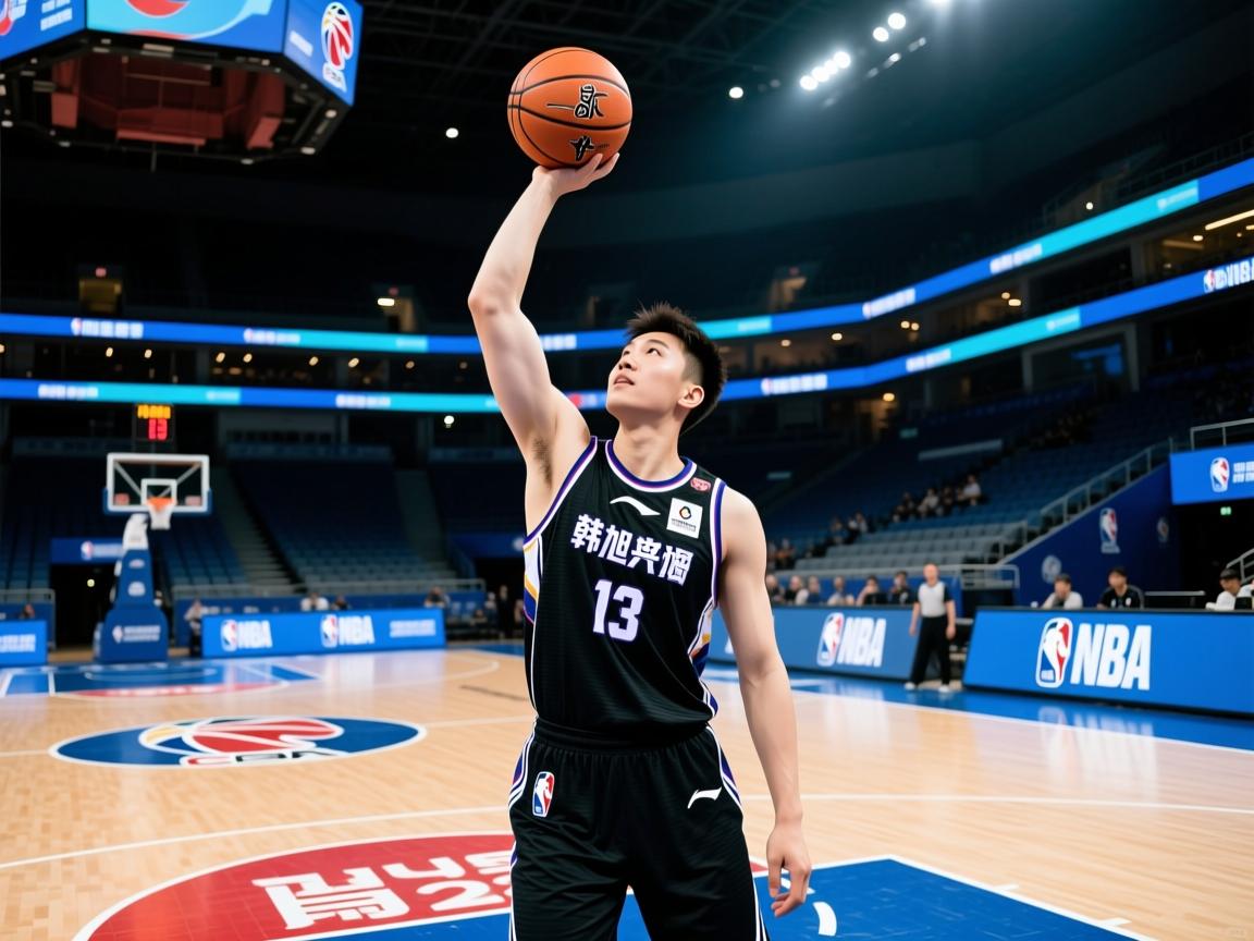 定海神针！韩旭13中8贡献18分11板1断2帽 罚球2中2