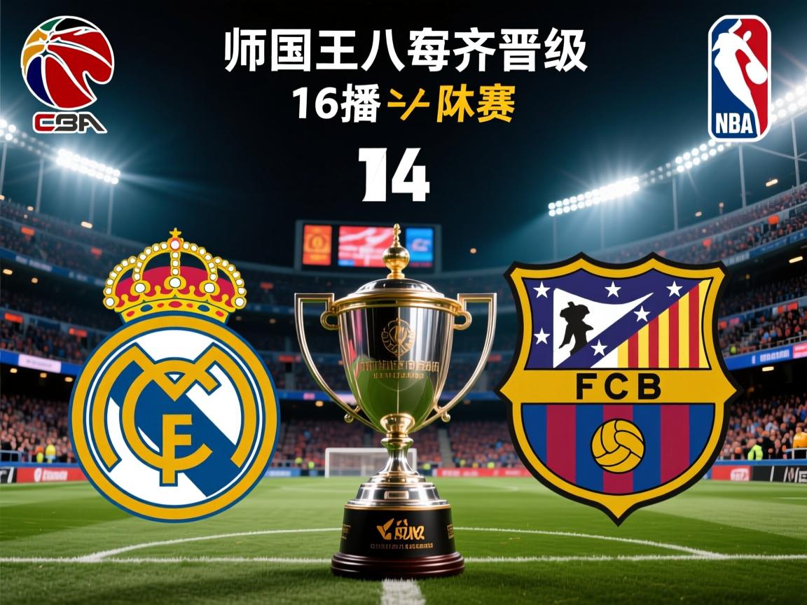 西甲三强会师国王杯八强！皇马巴萨马竞齐晋级，16强赛